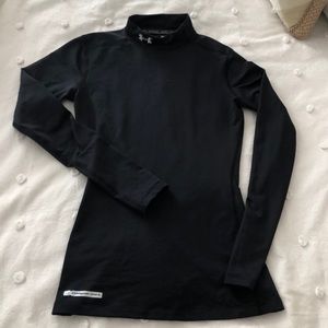 Under Armour cold gear black mock neck top